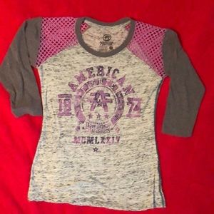 American Fighter 3/4 sleeve shirt